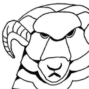 Picture of the Egyptian Creator God Khnum from our Egyptian mythology image library. Illustration by Chas Saunders.