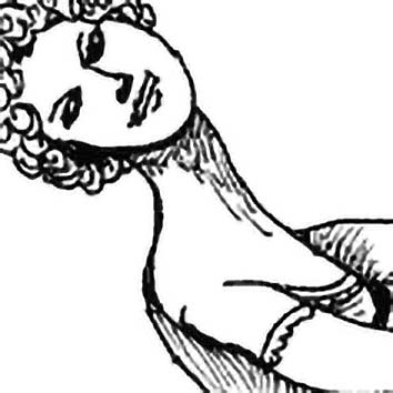 A picture showing the legend of ERATO taken from our Greek mythology archives. Illustration by Chas Saunders. Read the story below or search the index for more Greek Gods, Greek Goddesses, heroes, demons and monsters!