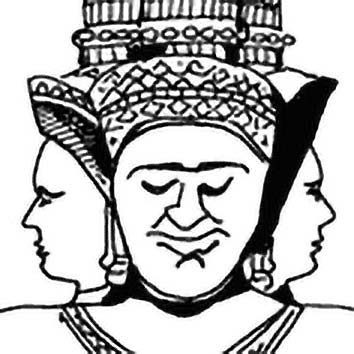 A picture showing the legend of BRAHMA taken from our Indian mythology archives. Illustration by Chas Saunders. Read the story below or search the index for more Indian Gods, Indian Goddesses, heroes, demons and monsters!