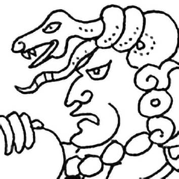 A picture showing the legend of IXCHEL taken from our Mayan mythology archives. Illustration by Chas Saunders. Read the story below or search the index for more Mayan Gods, Mayan Goddesses, heroes, demons and monsters!