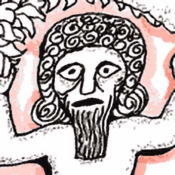 A picture showing the legend of GILGAMESH taken from our Mesopotamian mythology archives. Illustration by Chas Saunders. Read the story below or search the index for more Mesopotamian Gods, Mesopotamian Goddesses, heroes, demons and monsters!