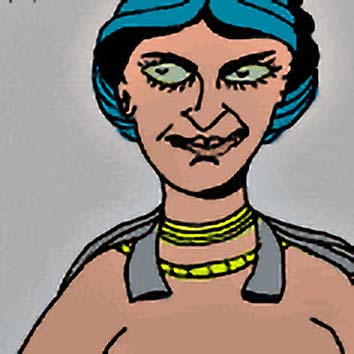Picture of the Middle-Eastern Demonness Lilith from our Middle-Eastern mythology image library. Illustration by Chas Saunders.