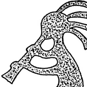 Picture of the Native American Fertility God Kokopelli from our Native American mythology image library. Illustration by Chas Saunders.