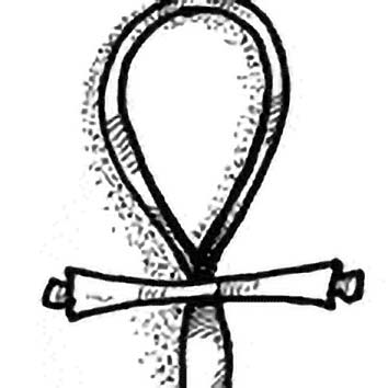 Picture of the Egyptian information Ankh from our Egyptian mythology image library. Illustration by Chas Saunders.