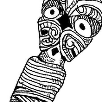 Picture of the Maori information Godsticks from our Maori mythology image library. Illustration by Chas Saunders.