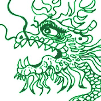 Picture of the Chinese Spring God Gou Mang from our Chinese mythology image library. Illustration by Chas Saunders.