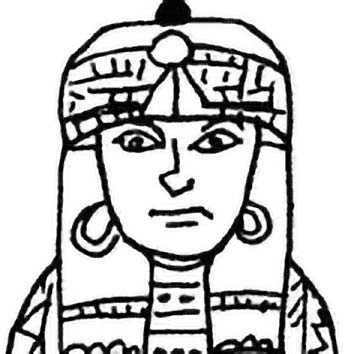 Picture of the Egyptian Lung God Hapy (2) from our Egyptian mythology image library. Illustration by Chas Saunders.