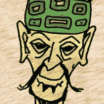 Picture of the Chinese Education God Lu Dongbin from our Chinese mythology image library. Illustration by Chas Saunders.