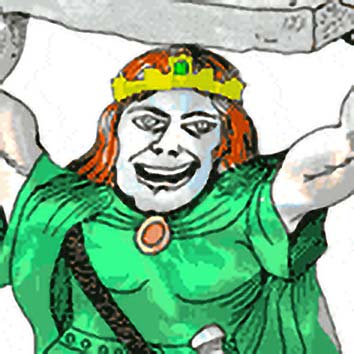 Picture of the Irish Craft God Lugh from our Irish mythology image library. Illustration by Chas Saunders.