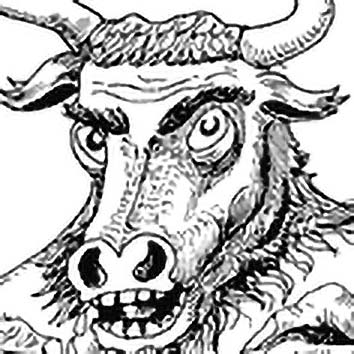 Picture of the Greek fabulous creature Minotaur from our Greek mythology image library. Illustration by Chas Saunders.