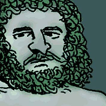 Picture of the Roman Sea God Neptune from our Roman mythology image library. Illustration by Chas Saunders.