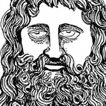 Picture of the Greek Healer God Serapis from our Greek mythology image library. Illustration by Chas Saunders.