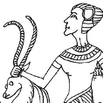 Picture of the Egyptian Protection God Shed from our Egyptian mythology image library. Illustration by Chas Saunders.