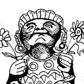 Picture of the Aztec Love God Xochipilli from our Aztec mythology image library. Illustration by Chas Saunders.